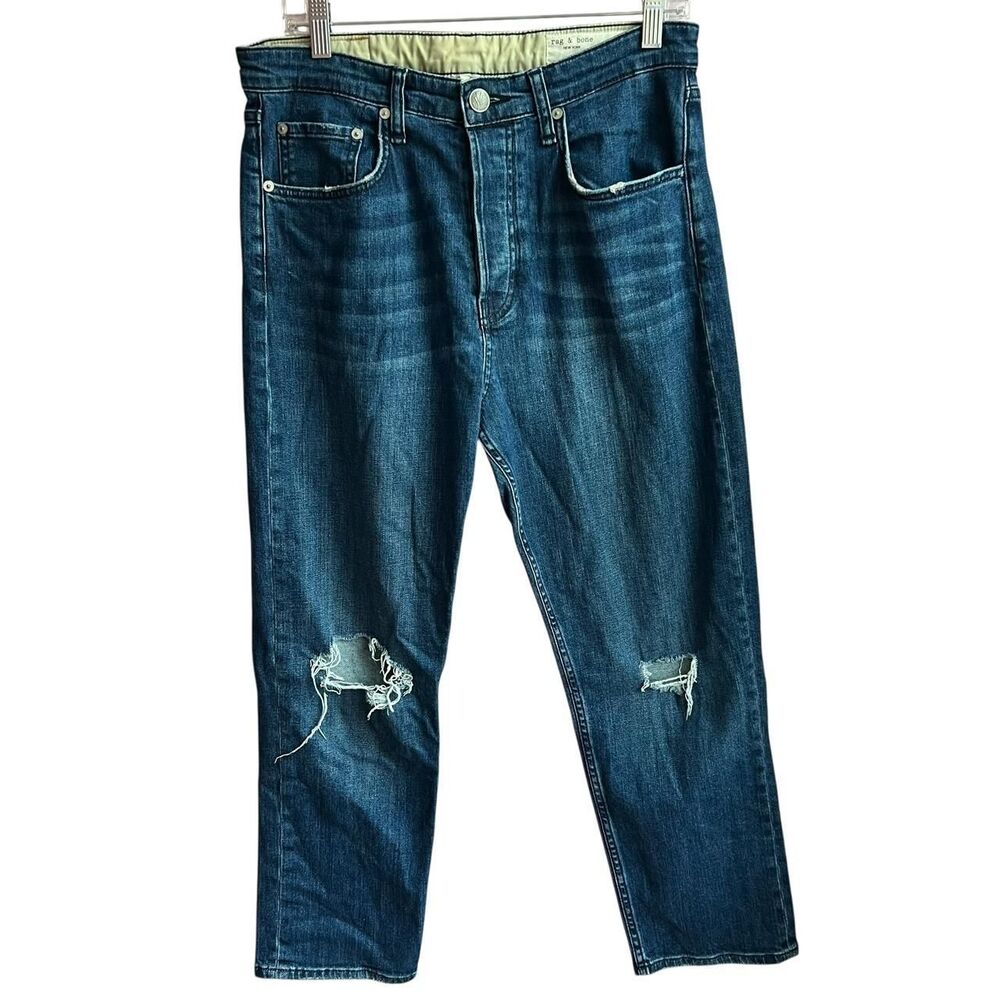 Rag & Bone Women's Maya high rise ankle slim jeans